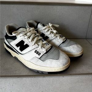 New Balance 550 Gray and Black Men's Sneakers